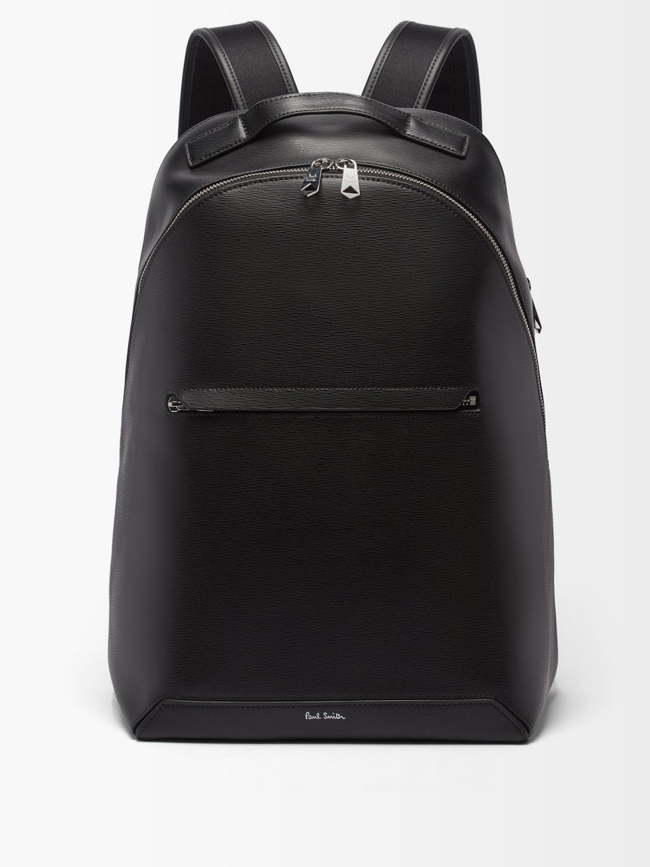 Black Leather backpack | Paul Smith | MATCHESFASHION US