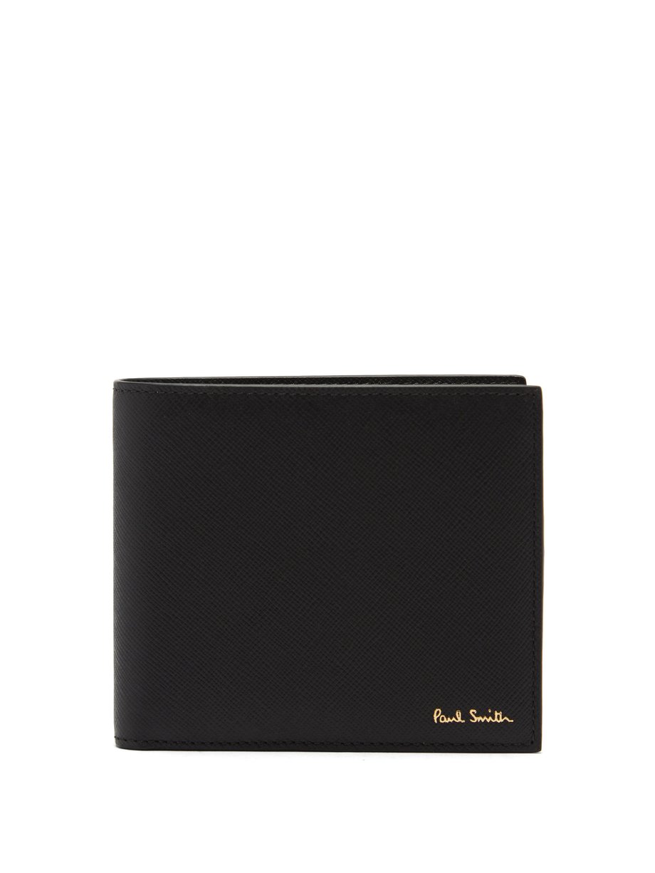 Paul Smith ポール スミス シーン レザー バイフォールドウォレット ブラック Matchesfashion マッチズファッション