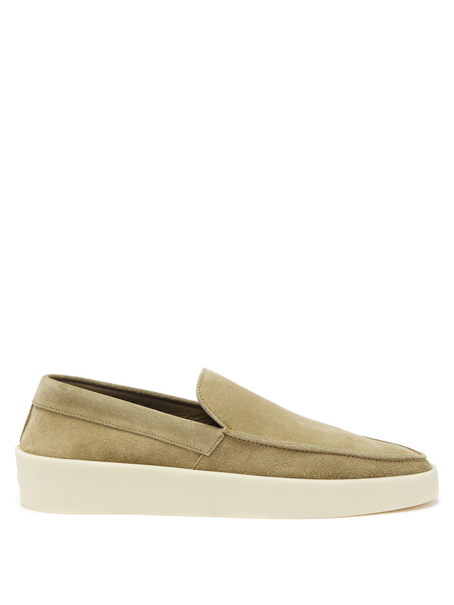 Green Moulded-logo suede loafers | Fear Of God | MATCHESFASHION AU