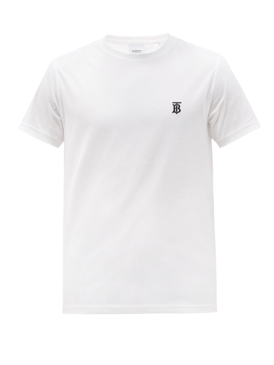 Ensomhed Stoop Valnød White Parker monogram cotton-jersey T-shirt | Burberry | MATCHESFASHION US