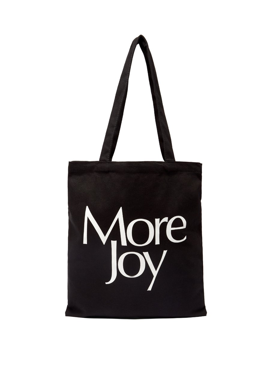 Black More Joy cotton-canvas tote bag | More Joy by Christopher Kane ...