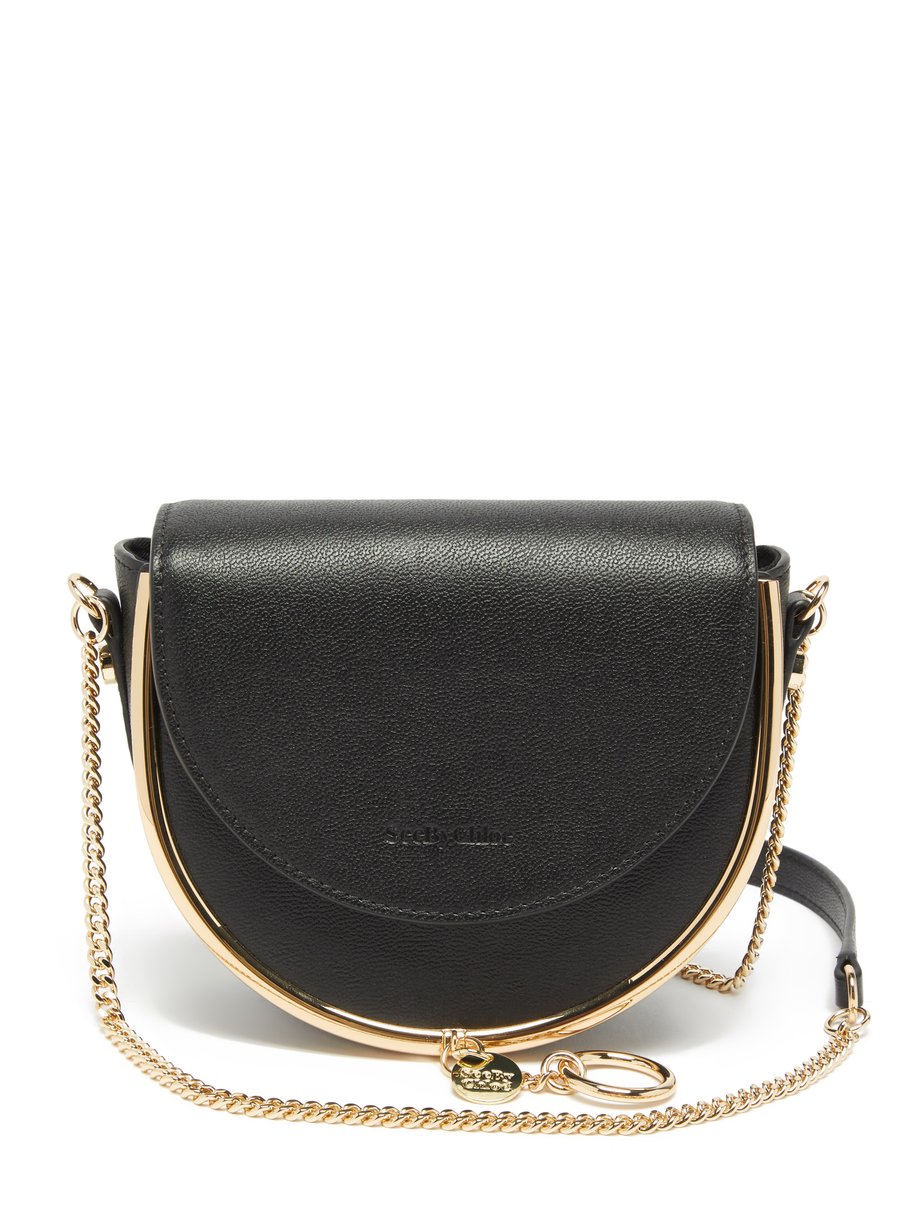 See By Chloé See By Chloé Mara small grained-leather cross-body bag ...