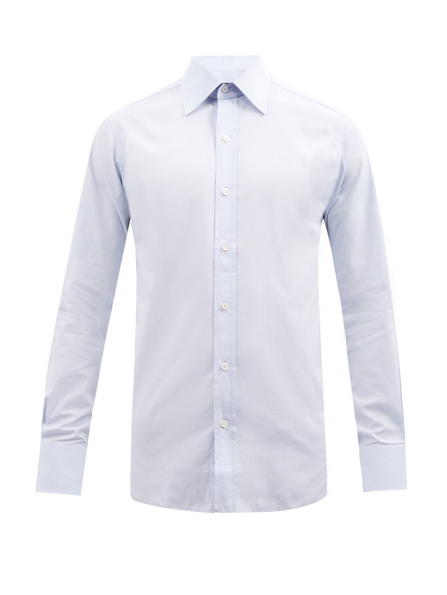 tom ford pin collar shirt