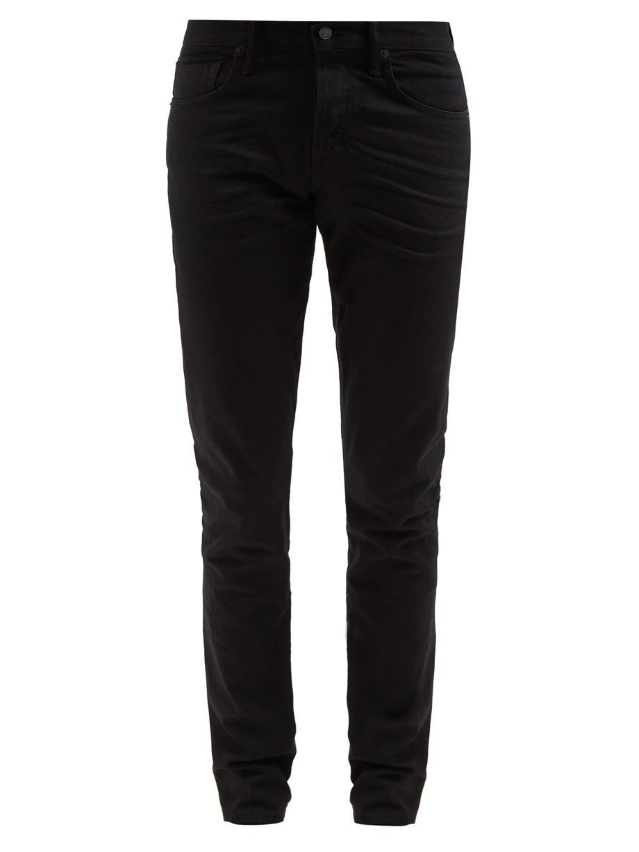 Black Selvedge overdyed slim-leg jeans | Tom Ford | MATCHESFASHION UK