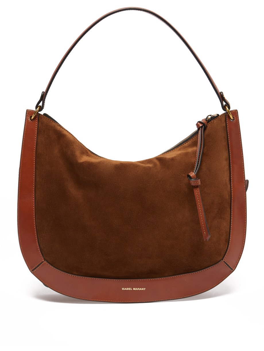 Brown Maokou leather shoulder bag | Isabel Marant | MATCHESFASHION US