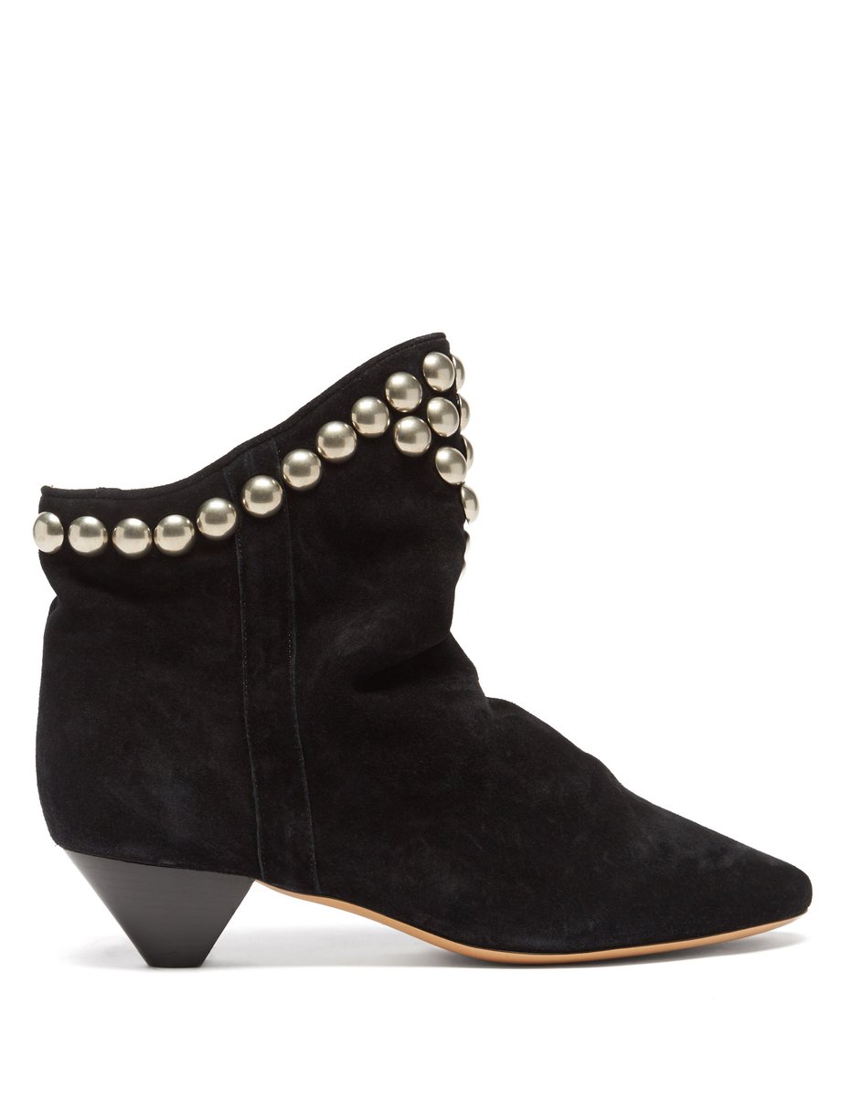 Black Doey studded suede ankle boots | MATCHESFASHION US