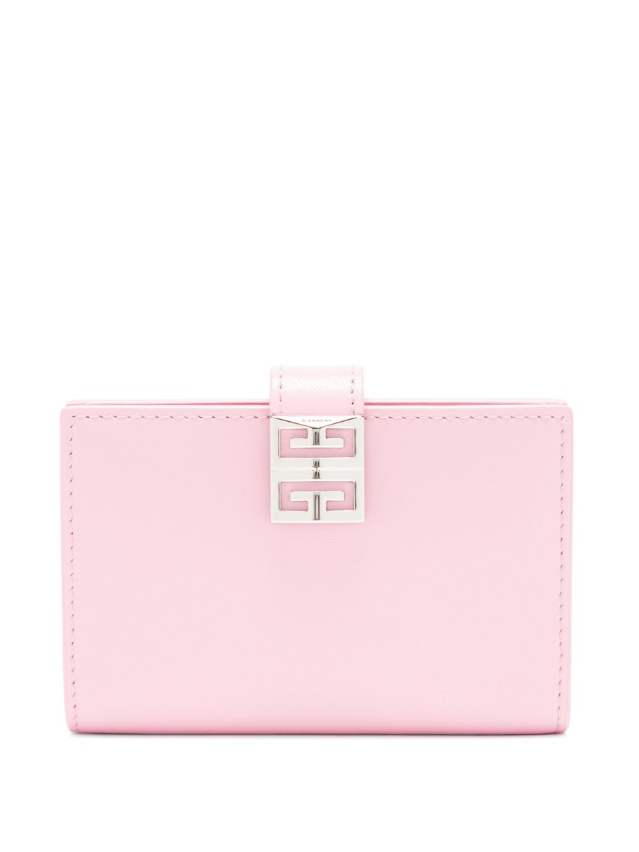 Pink 4G leather bi-fold cardholder | Givenchy | MATCHESFASHION US