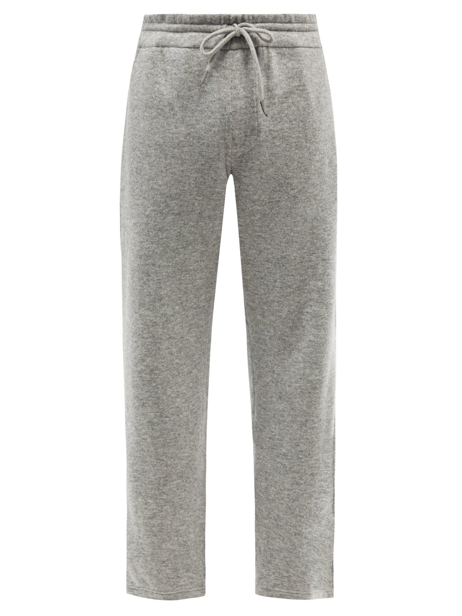 Grey Drawstring wool-blend track pants | ZEGNA | MATCHESFASHION AU