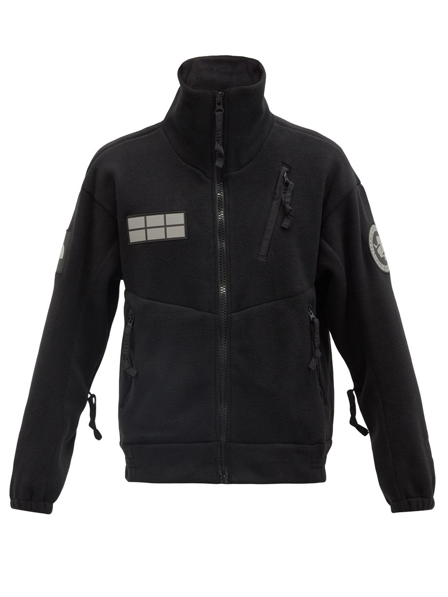 Black Tae logo-embroidered fleece jacket | The North Face ...