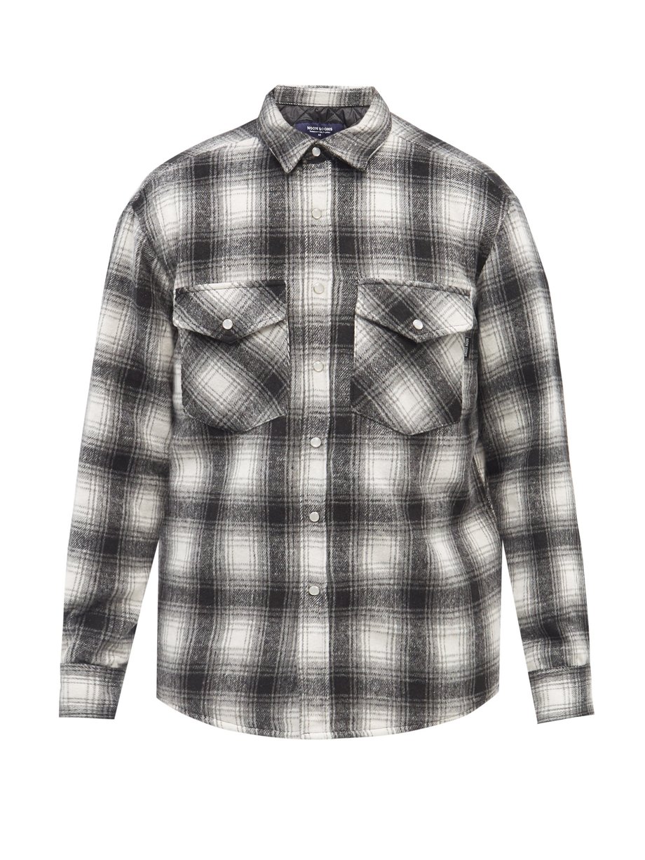 Black Tahoe quilted flannel shirt | Noon Goons | MATCHESFASHION UK