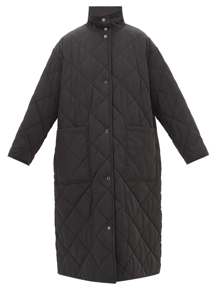 Black Sage quilted recycled-fibre coat | Stand Studio | MATCHESFASHION UK