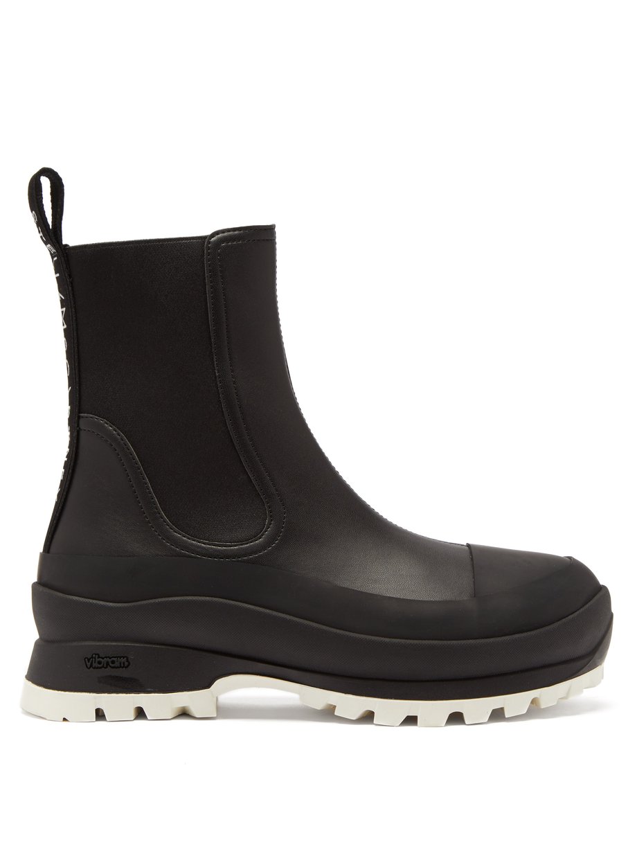 Trace faux leather Chelsea boots Black Stella McCartney | MATCHESFASHION FR