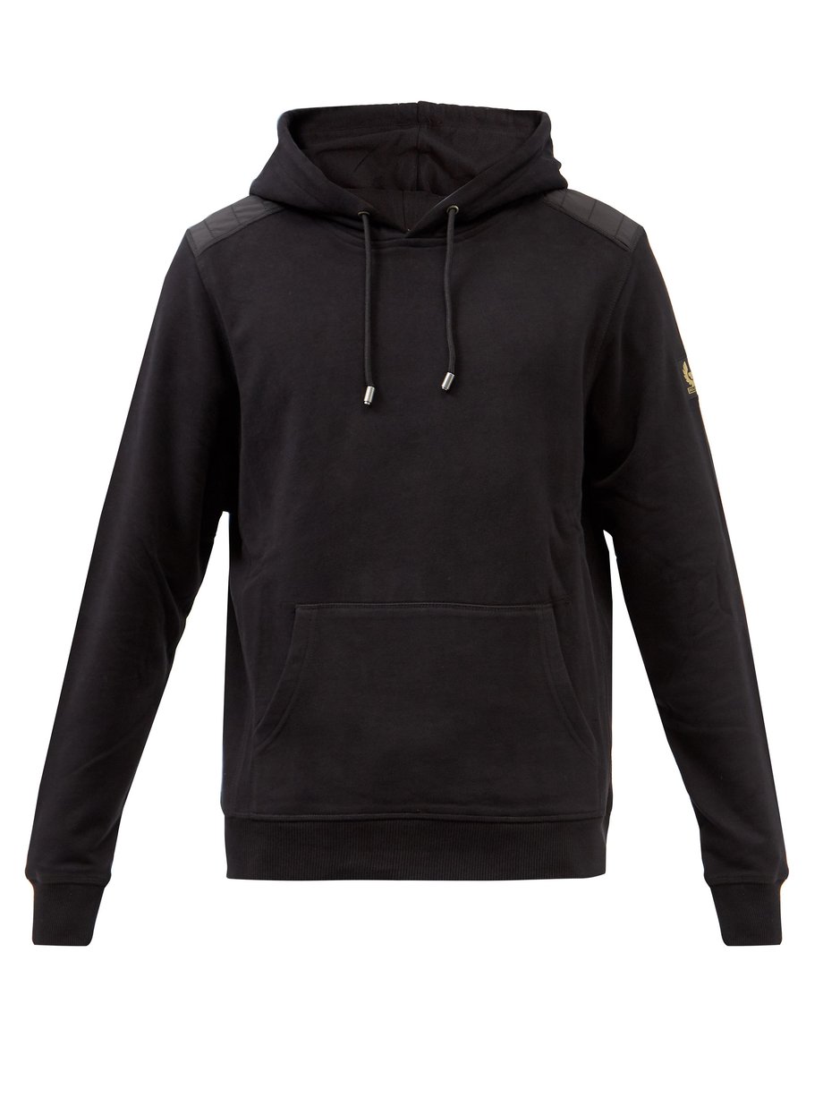 Black Jarrow cotton-jersey hooded sweatshirt | Belstaff | MATCHESFASHION US