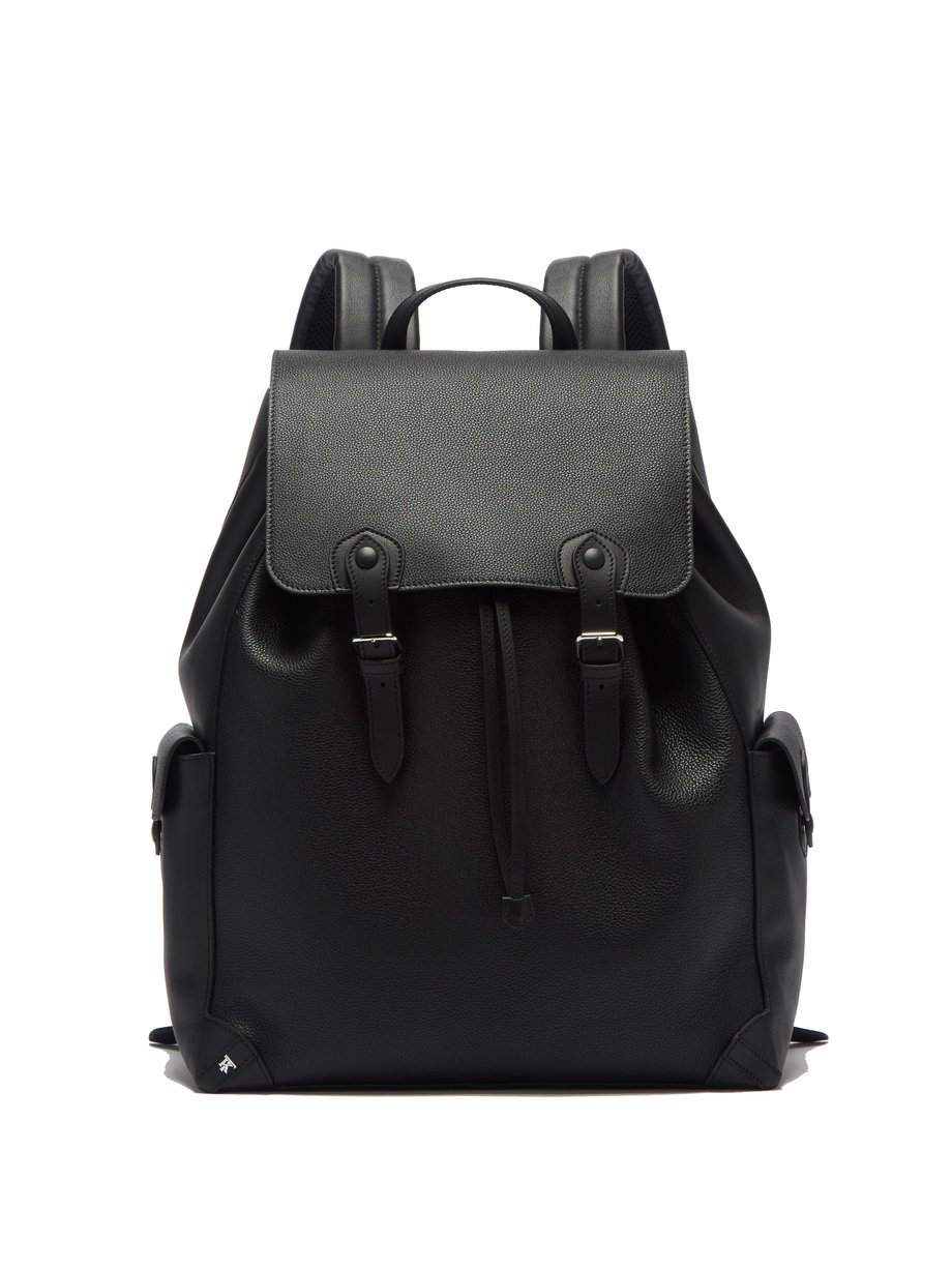 Tanner Krolle Black Freddy grained-leather backpack | 매치스패션, 모던 럭셔리 온라인 쇼핑