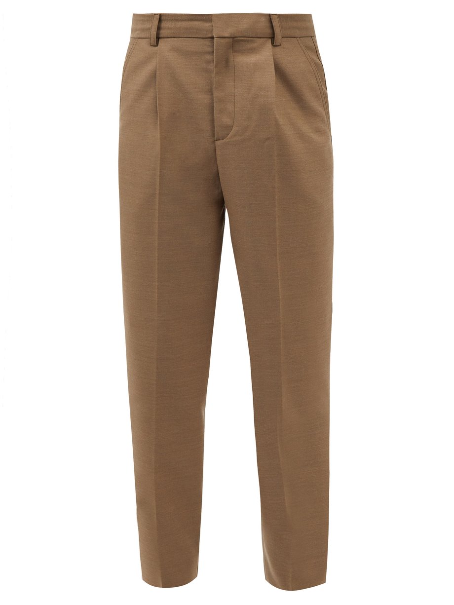 ANOTHER ASPECT Neutral Pleated tailored trousers | 매치스패션, 모던 럭셔리 온라인 쇼핑