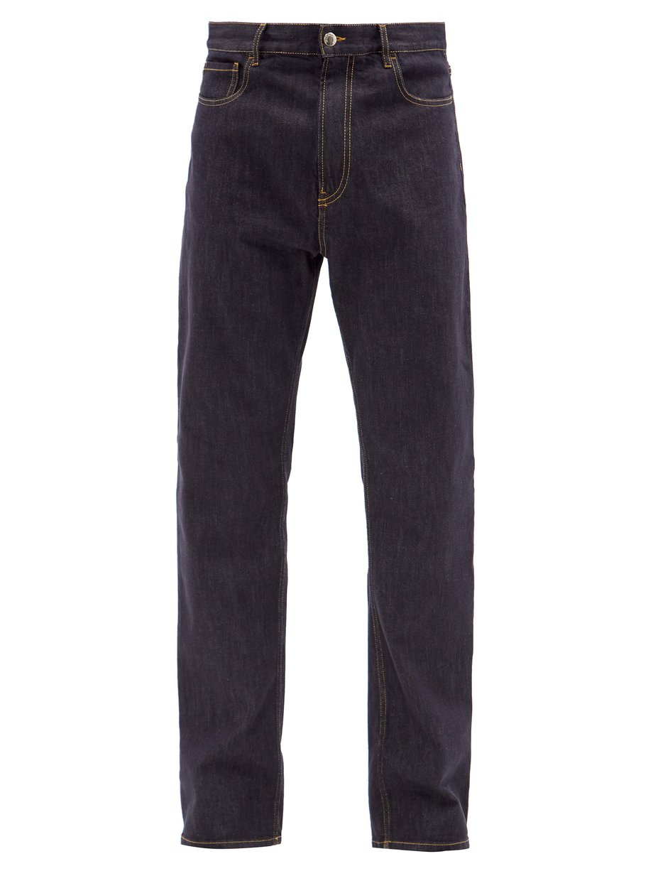 Logo-print straight-leg denim jeans Navy Moncler Genius | MATCHESFASHION FR