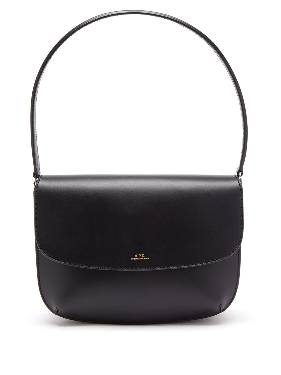 Black Sarah smooth-leather shoulder bag | A.P.C. | MATCHESFASHION UK