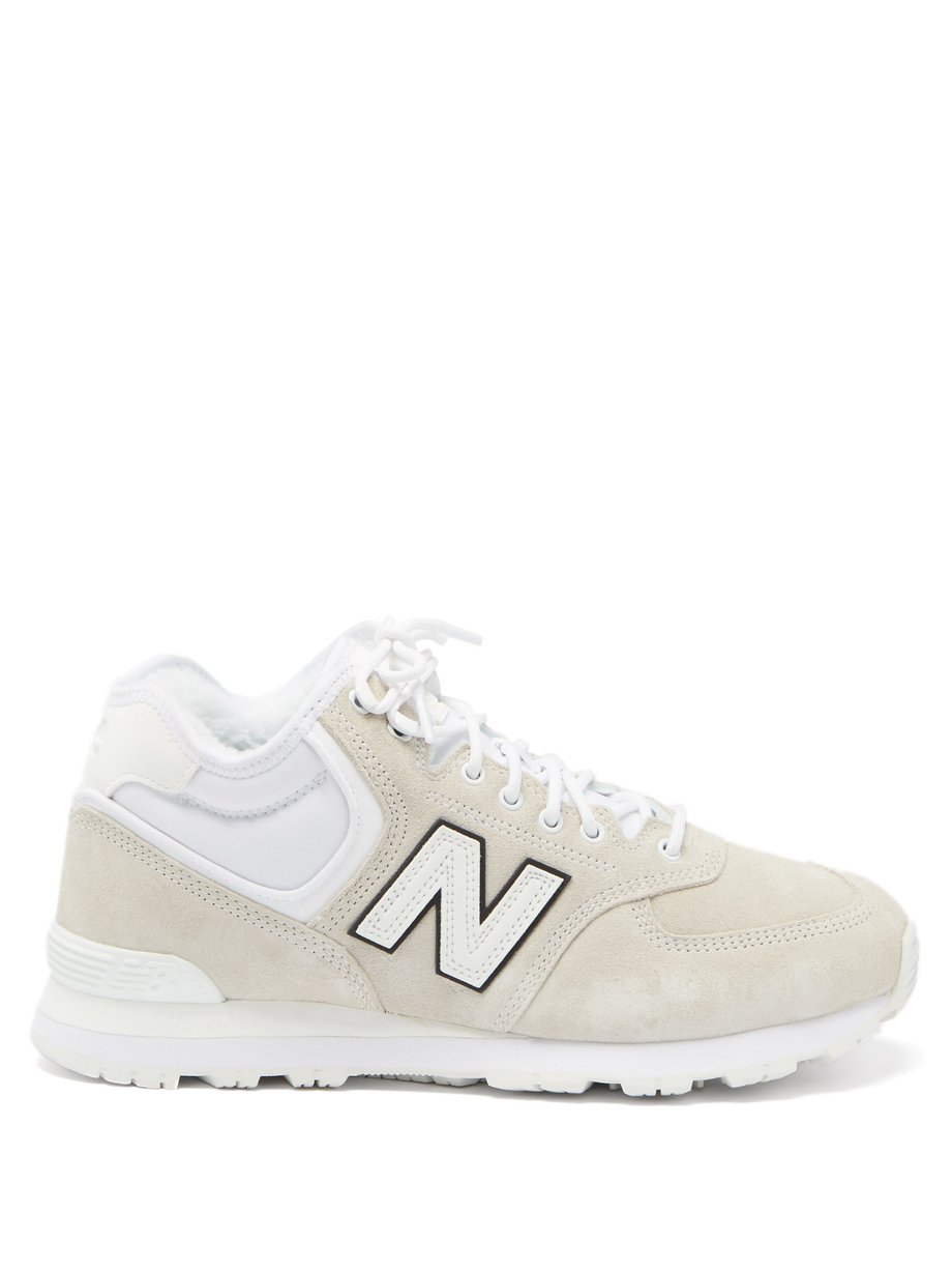 NB574 suede trainers