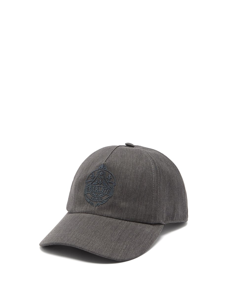 Berluti Grey Logo-embroidered canvas cap | 매치스패션, 모던 럭셔리 온라인 쇼핑