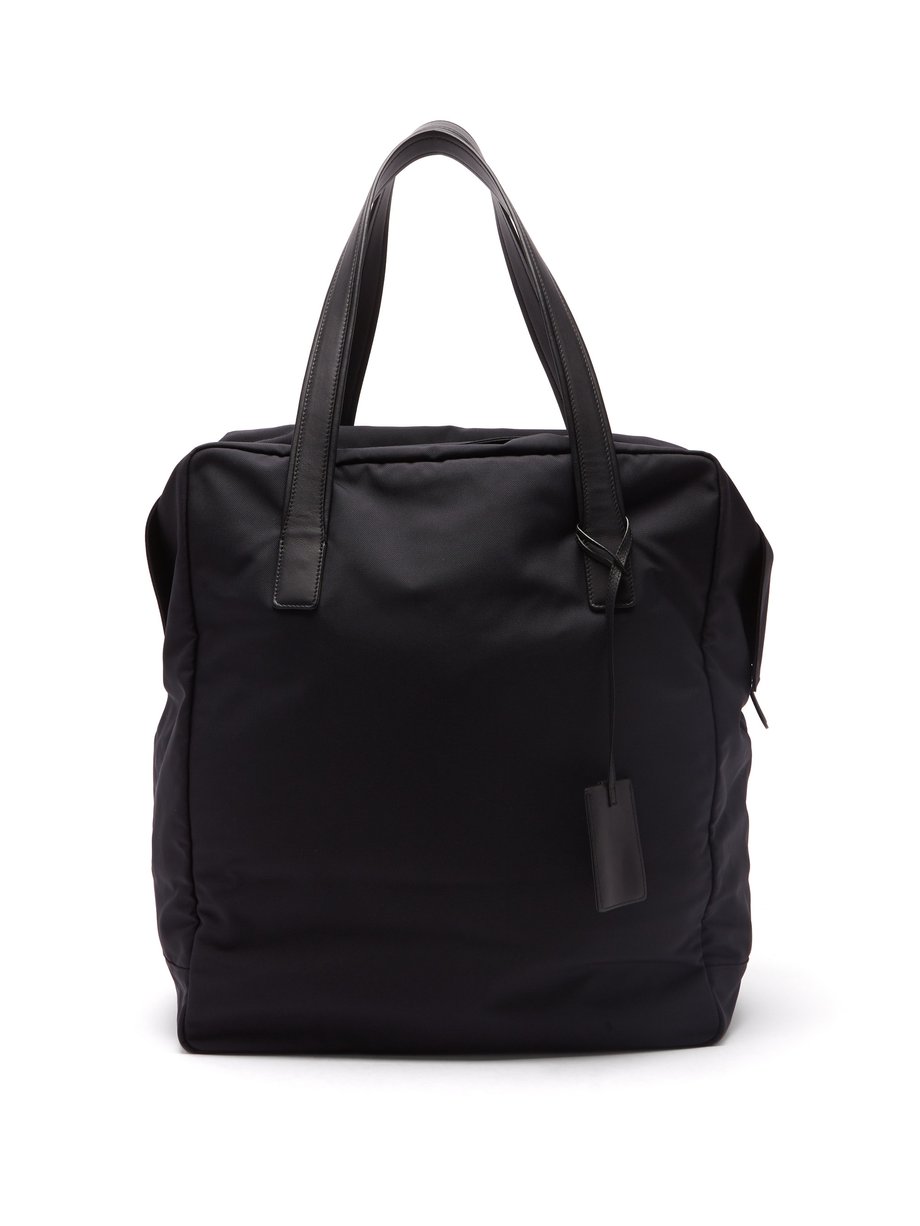 Black TR612 zip-top canvas tote bag | The Row | MATCHESFASHION UK