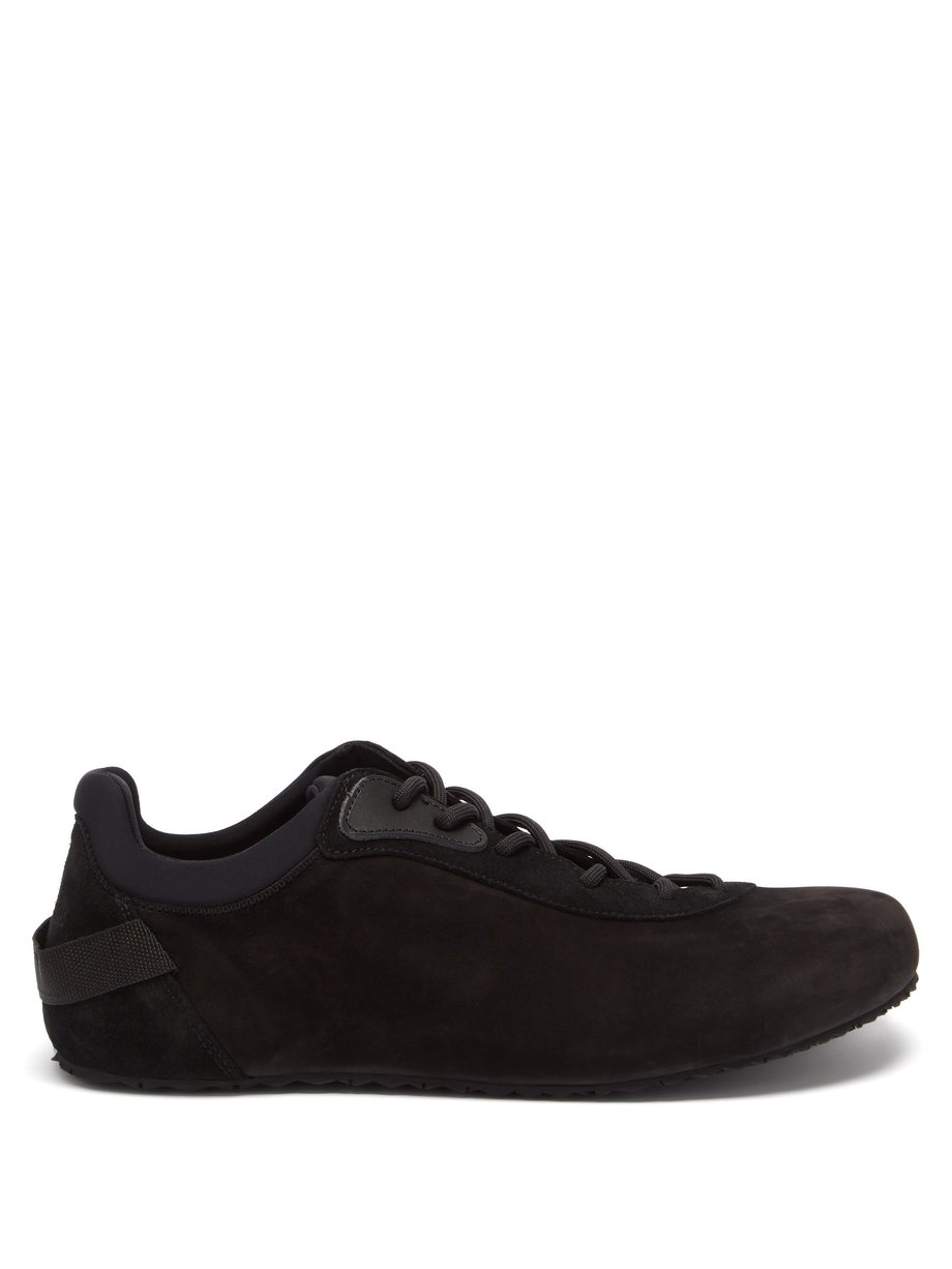 Black Esca suede and leather trainers | Jacquemus | MATCHESFASHION UK