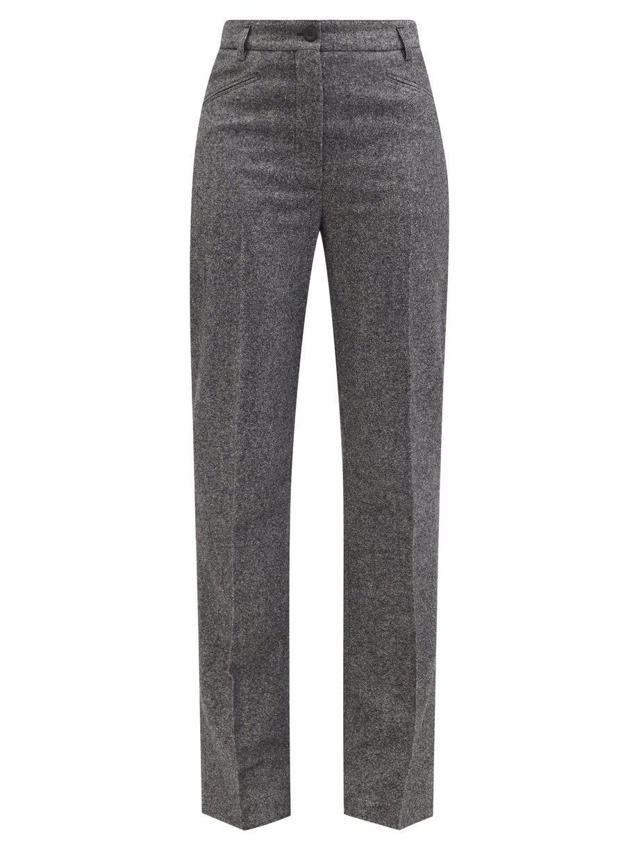 Grey Tailored straight-leg trousers | Acne Studios | MATCHESFASHION US