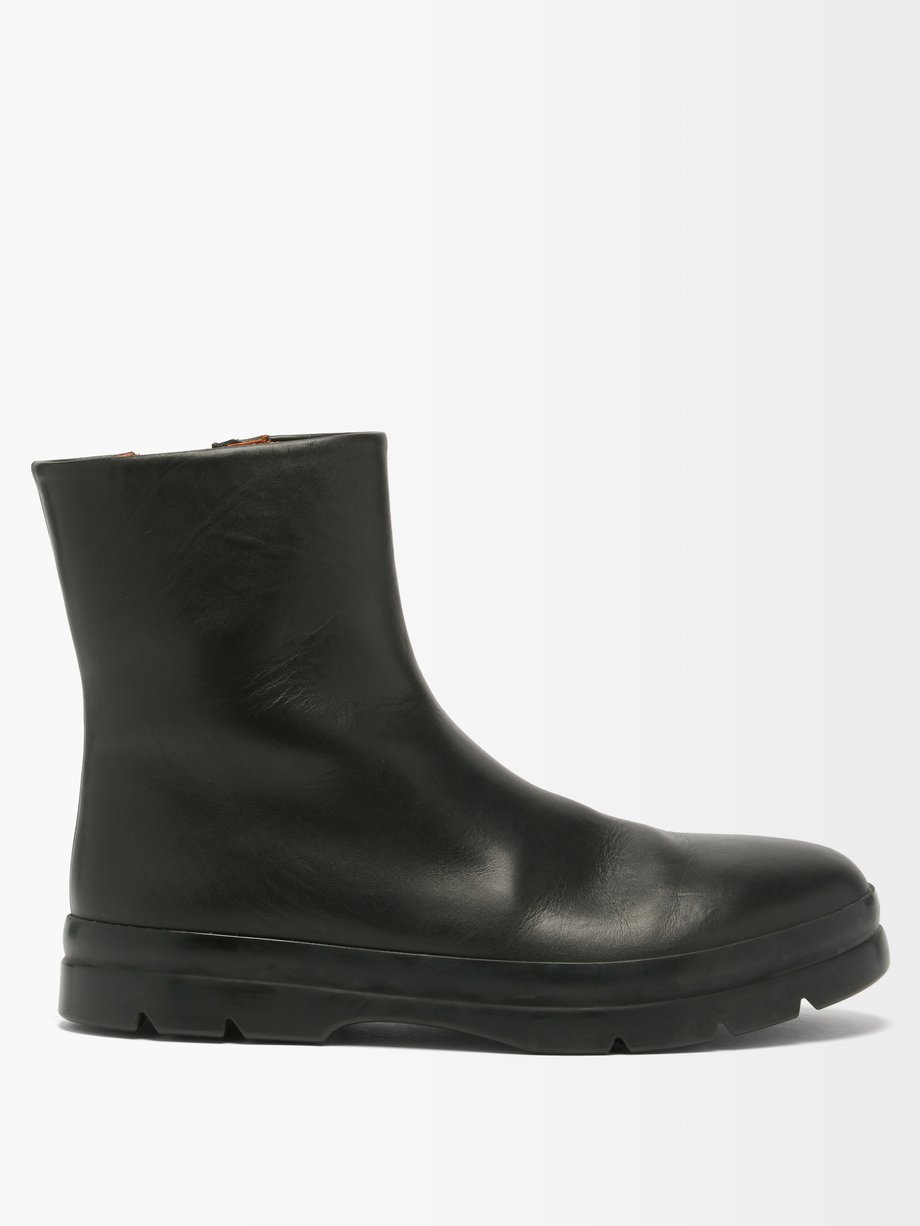 Billie leather ankle boots Black The Row | MATCHESFASHION FR