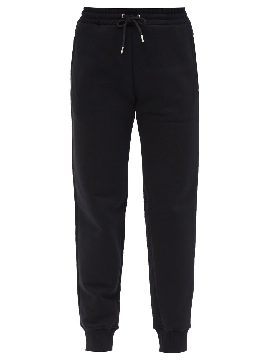 Paco Rabanne Black Logo-print cotton-jersey track pants | 매치스패션, 모던 럭셔리 ...