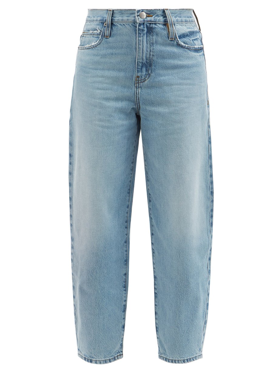 Ultra High washed barrel-leg jeans Blue FRAME | MATCHESFASHION FR