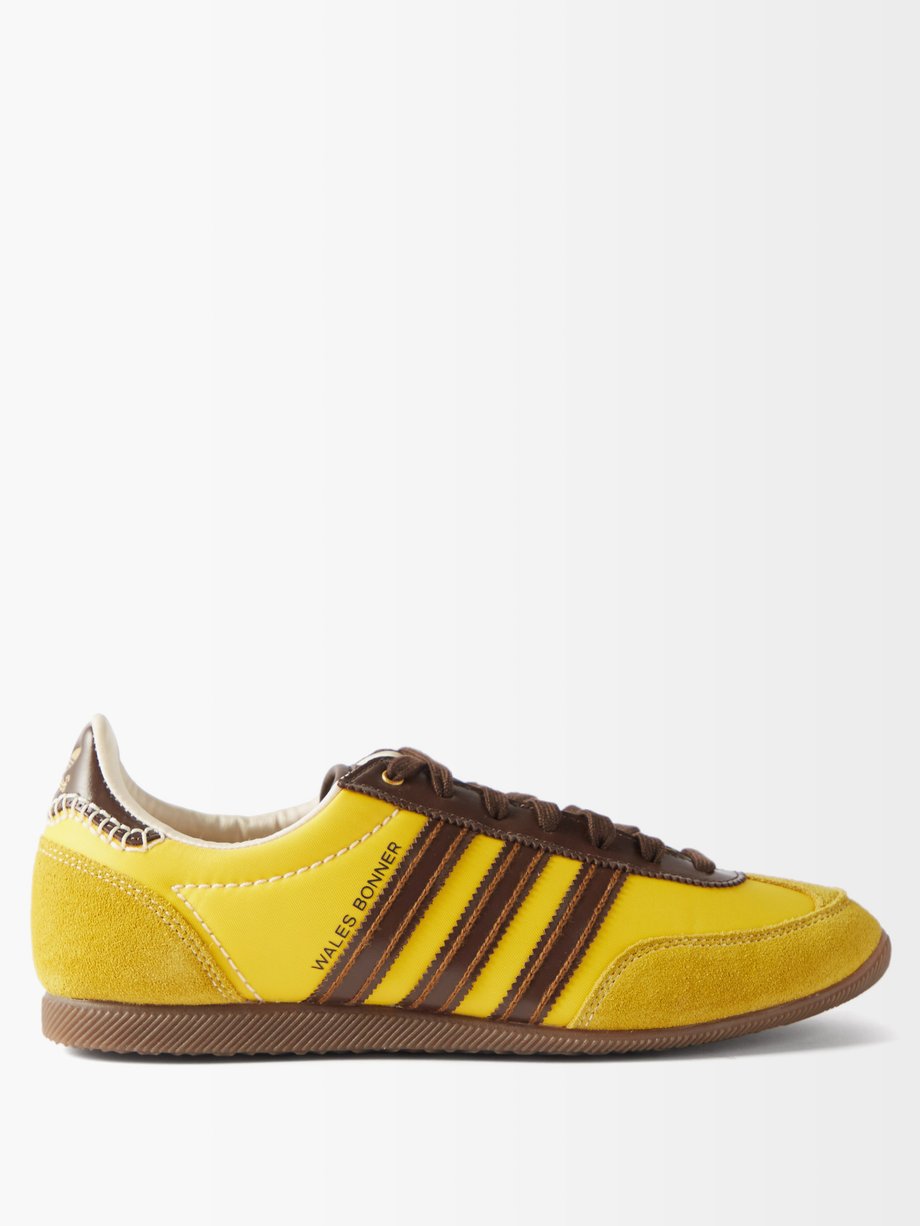 Adidas X Wales Bonner Wales Bonner Japan leather and suede trainers ...