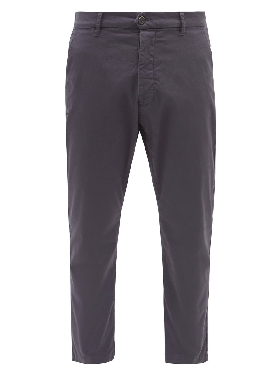 Navy Rostro cotton-blend straight-leg trousers | Barena Venezia ...