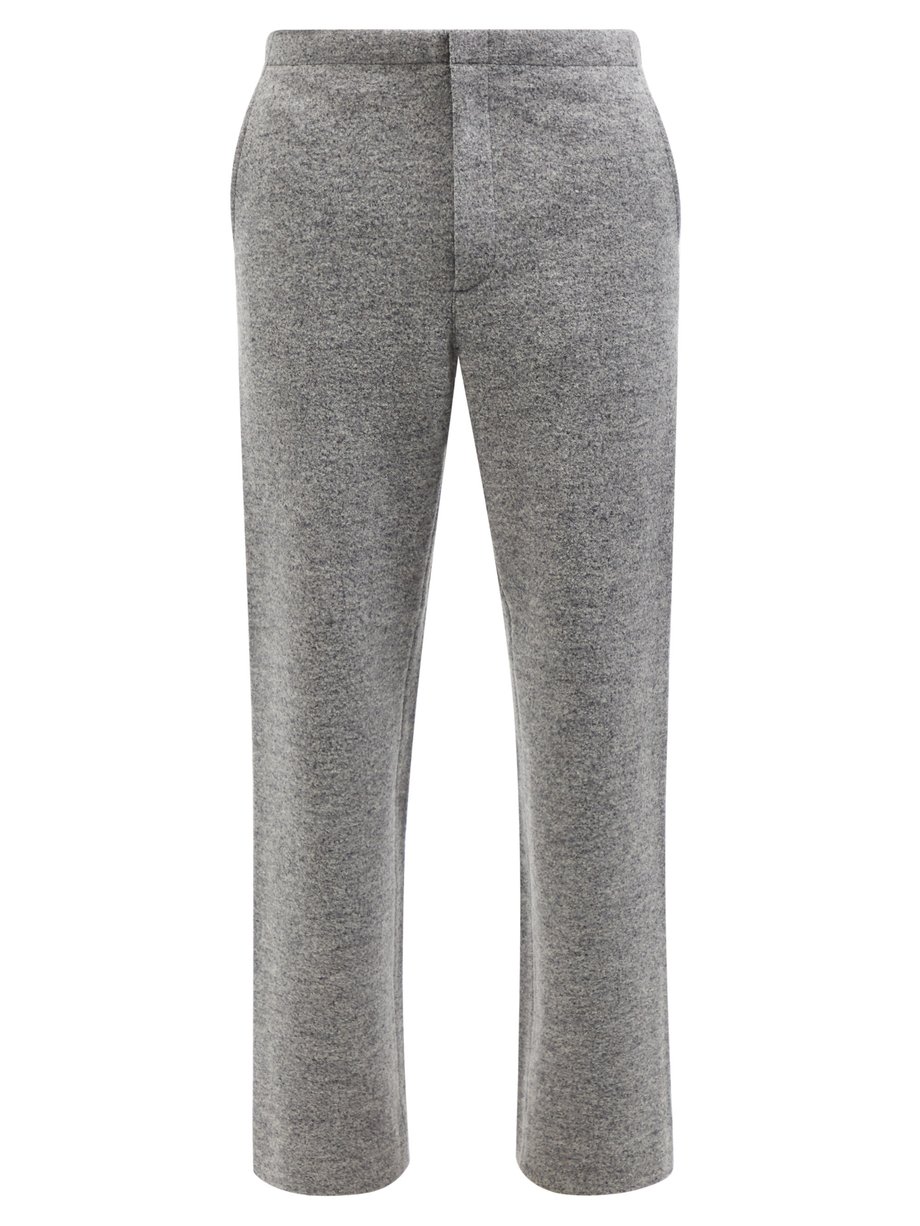 Grey Wool-jersey track pants | Auralee | MATCHESFASHION AU