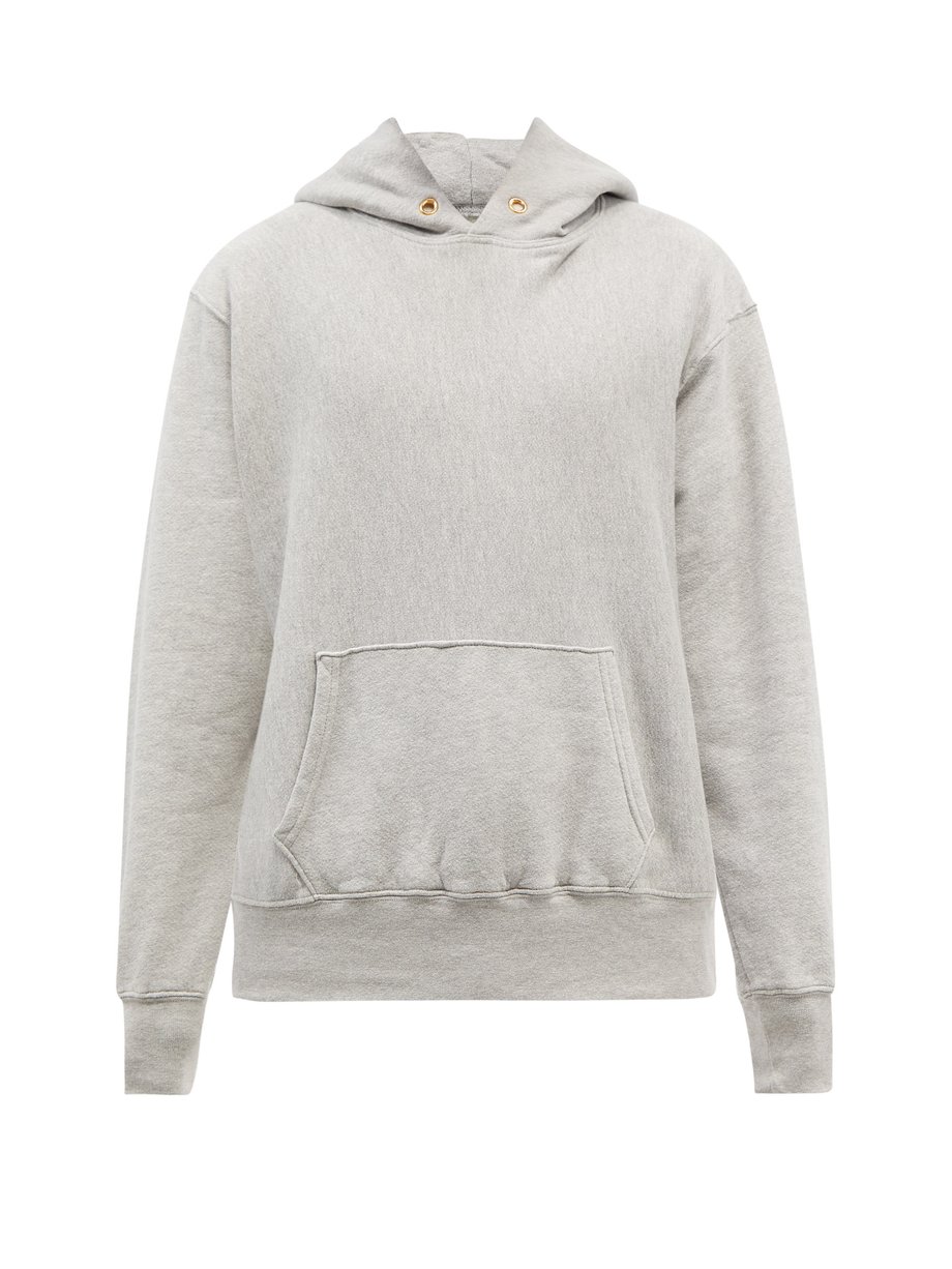 Les Tien Grey Brushed-back cotton hoodie | 매치스패션, 모던 럭셔리 온라인 쇼핑