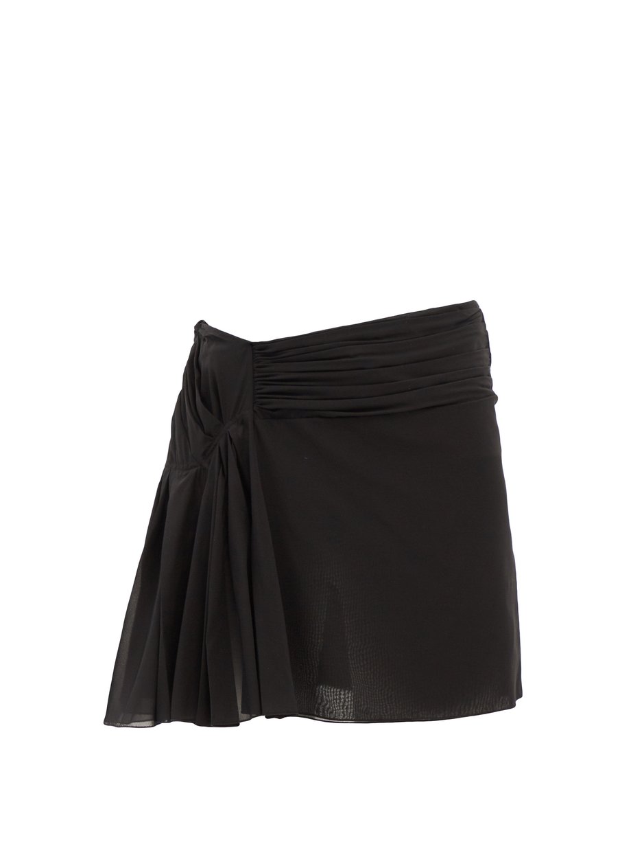 black chiffon skirt uk
