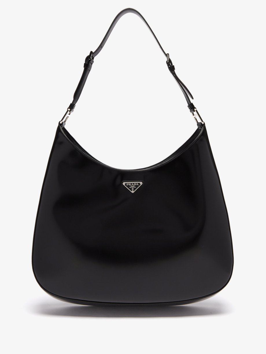 Black Cleo spazzolato-leather tote bag | Prada | MATCHESFASHION UK