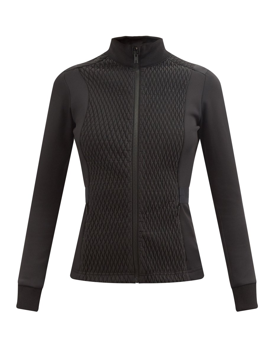 Black Meryl high-neck quilted mid-layer jacket | Fusalp | MATCHESFASHION US