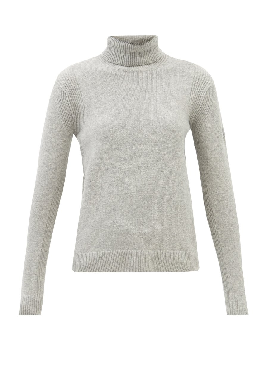 Grey Stephanie roll-neck wool-blend sweater | Fusalp | MATCHESFASHION US