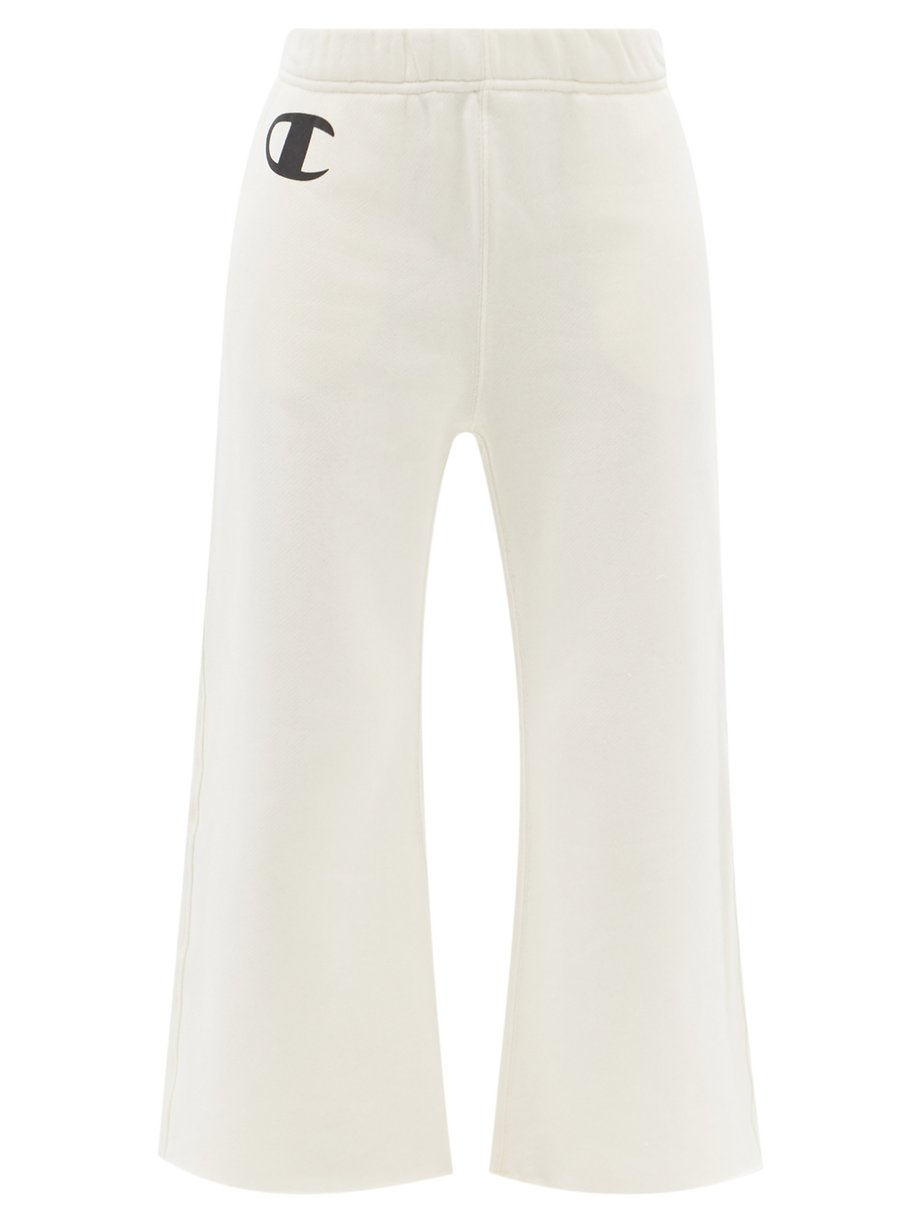 White Logo-print cotton-jersey wide-leg | Nili Lotan | MATCHESFASHION UK