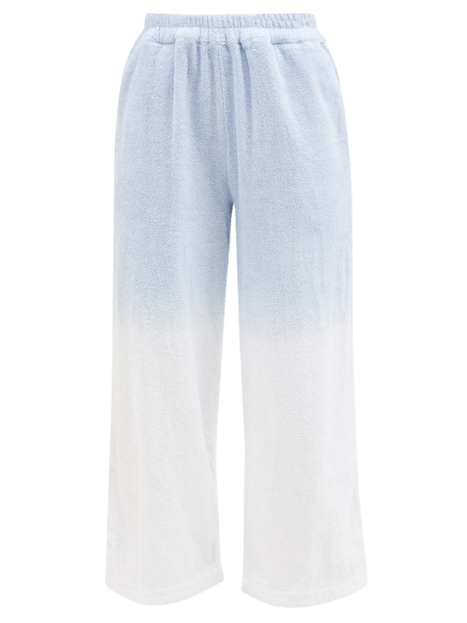 Blue Womens Capri Tie-dye Cotton- Trousers MATCHESFASHION Women Clothing Pants Capris 