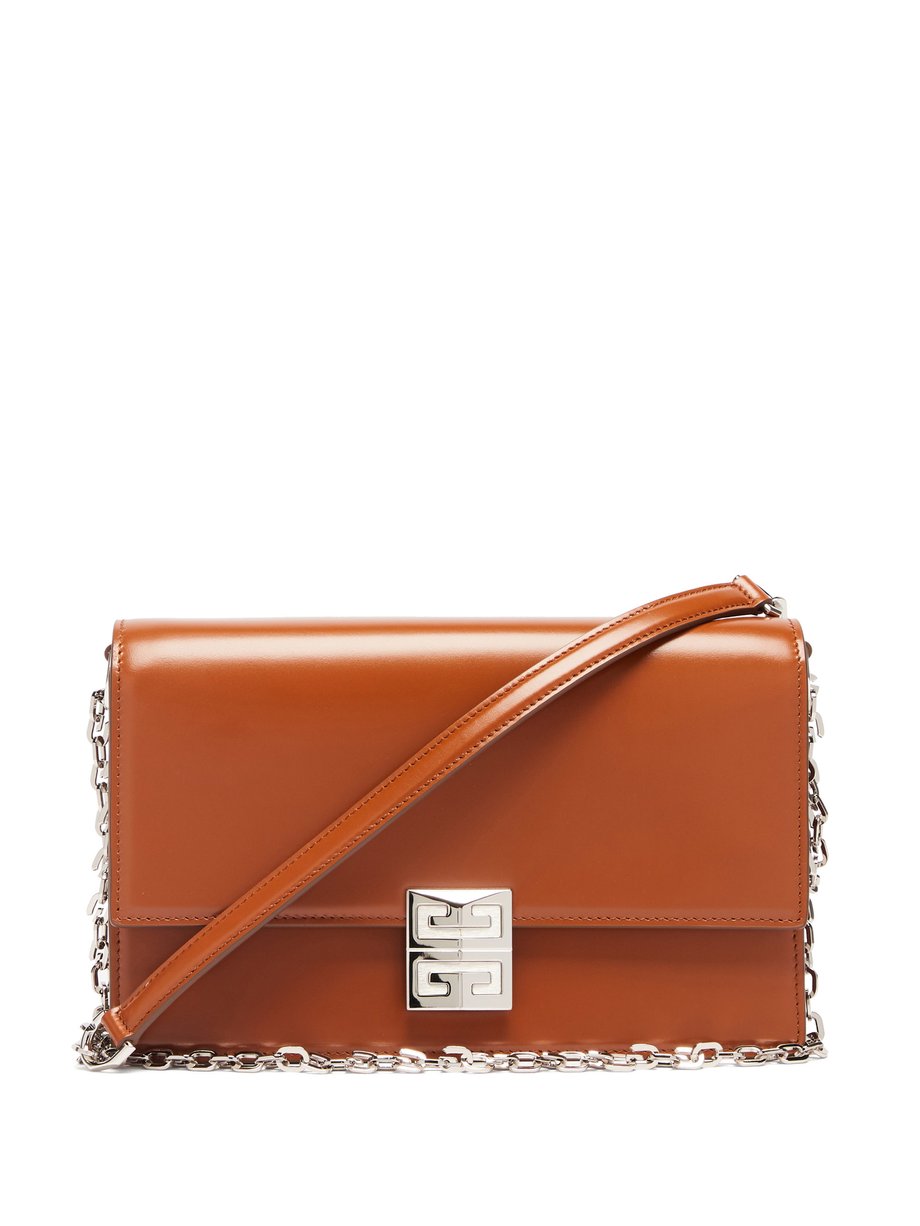 Tan 4G medium leather cross-body bag | Givenchy | MATCHESFASHION US