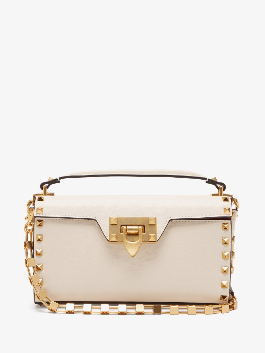 other In the name baseball White Alcove Rockstud-embellished leather shoulder bag | Valentino |  MATCHESFASHION US