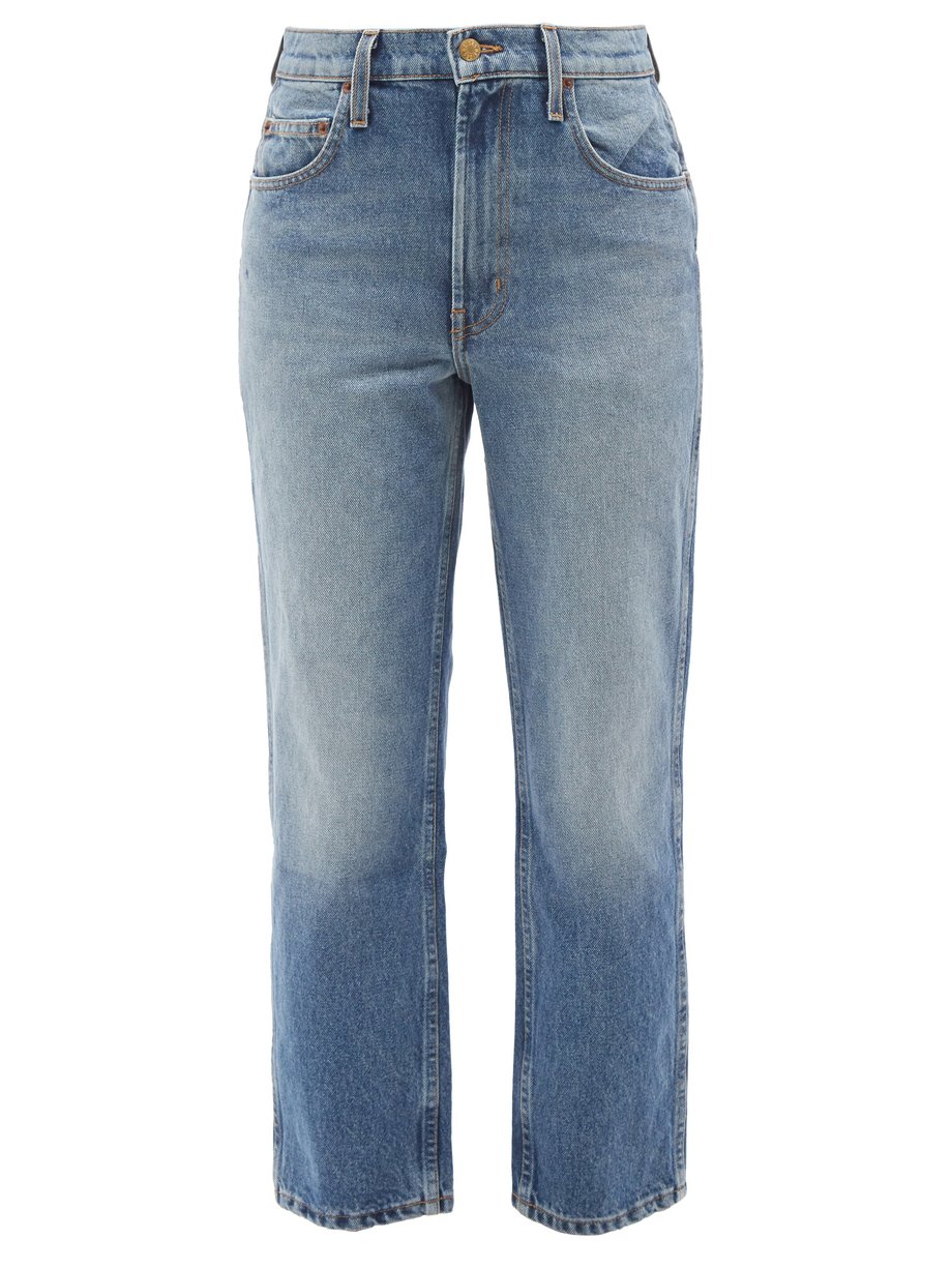Blue Louis high-rise cropped jeans | B Sides | MATCHESFASHION AU