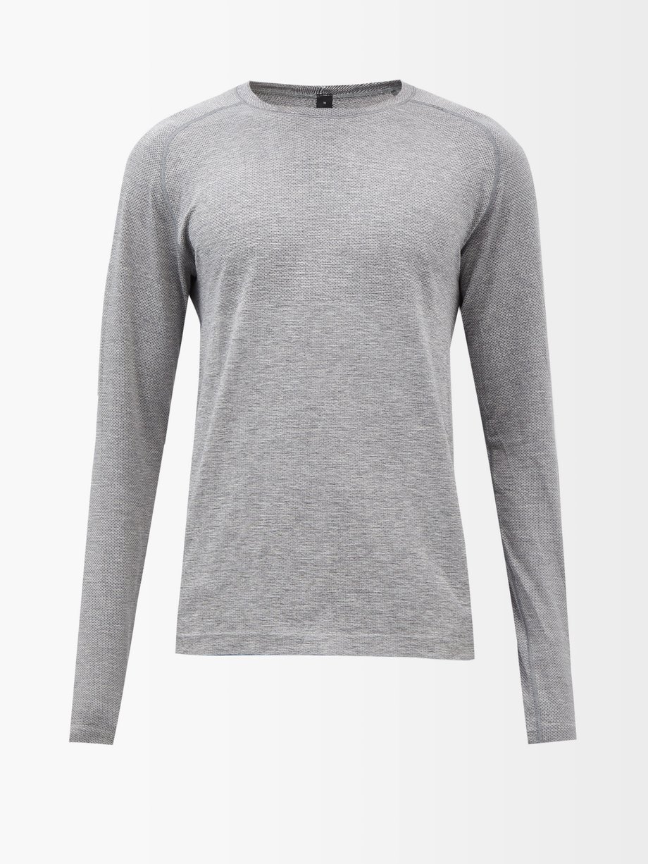 Grey Metal Vent 2.0 Silverescent®-mesh long-sleeved top | Lululemon ...