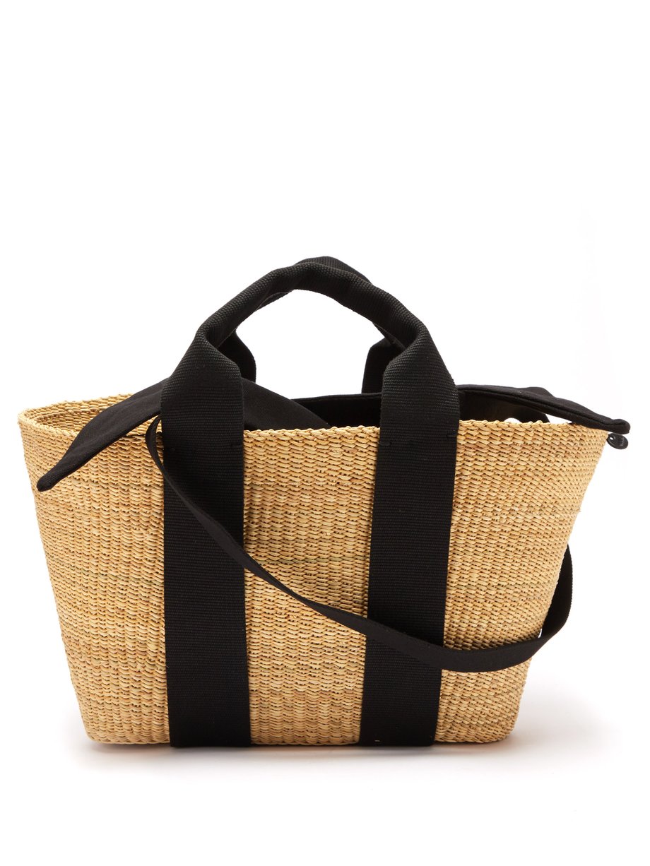 Black George straw basket bag | Muuñ | MATCHESFASHION UK