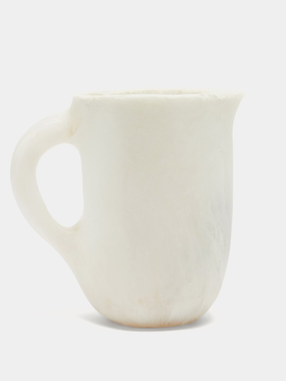 White Rock large marbled-resin jug | Dinosaur Designs | MATCHESFASHION AU