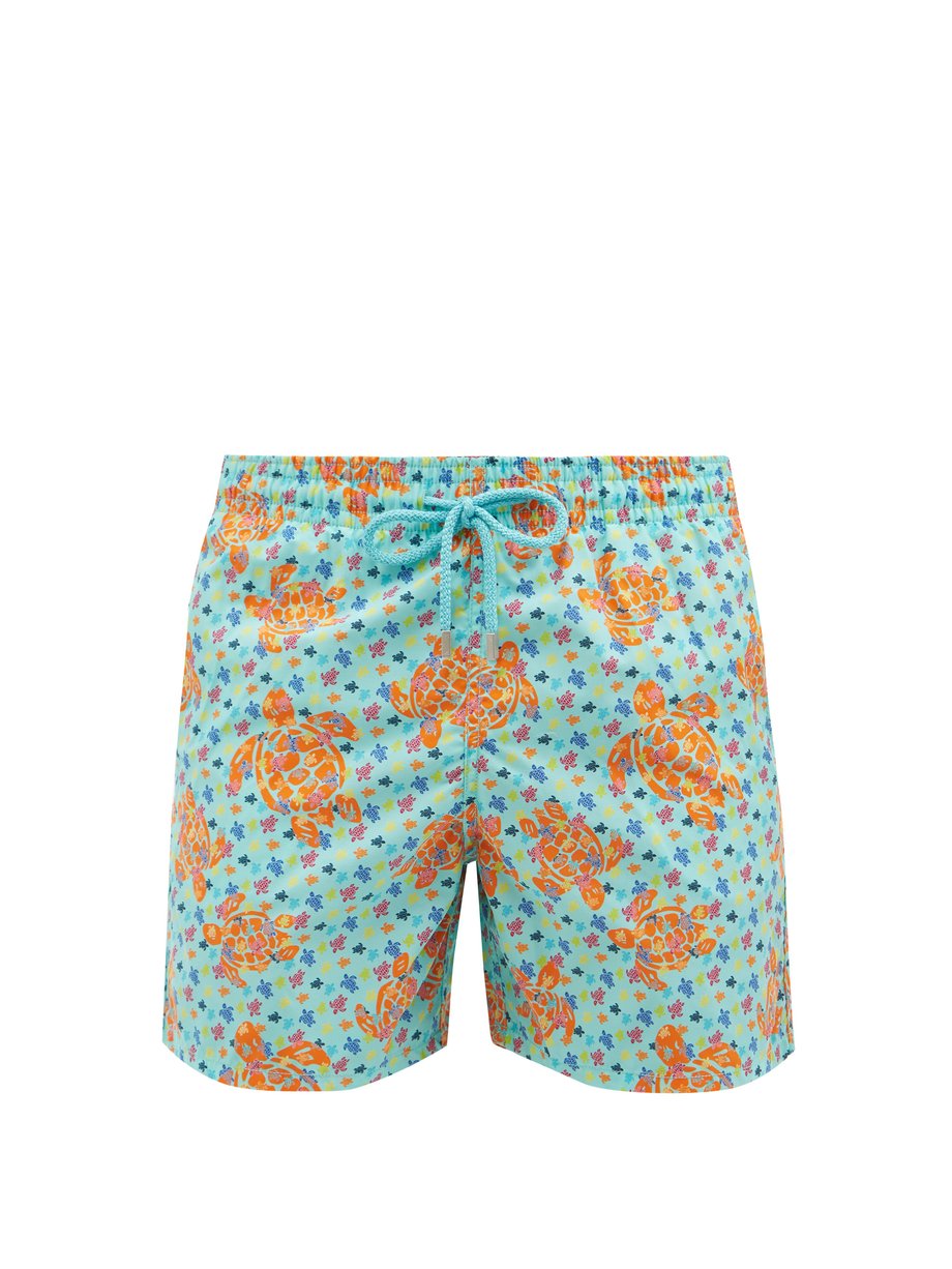 Blue Moorea Macro-Micro turtle-print swim shorts | Vilebrequin ...