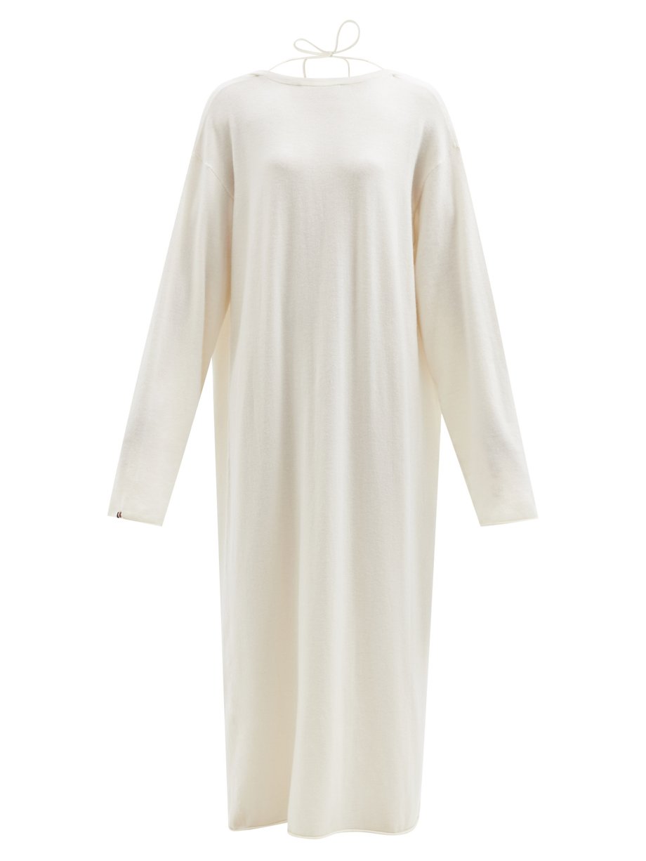 White No.192 Scoop stretch-cashmere maxi dress | Extreme Cashmere ...