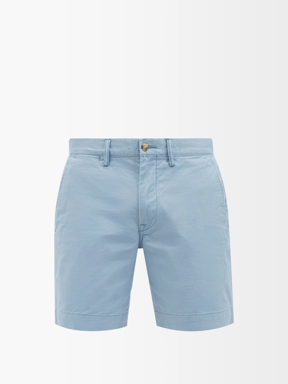 폴로 랄프로렌 반바지 Polo Ralph Lauren Blue Bedford cotton-blend shorts