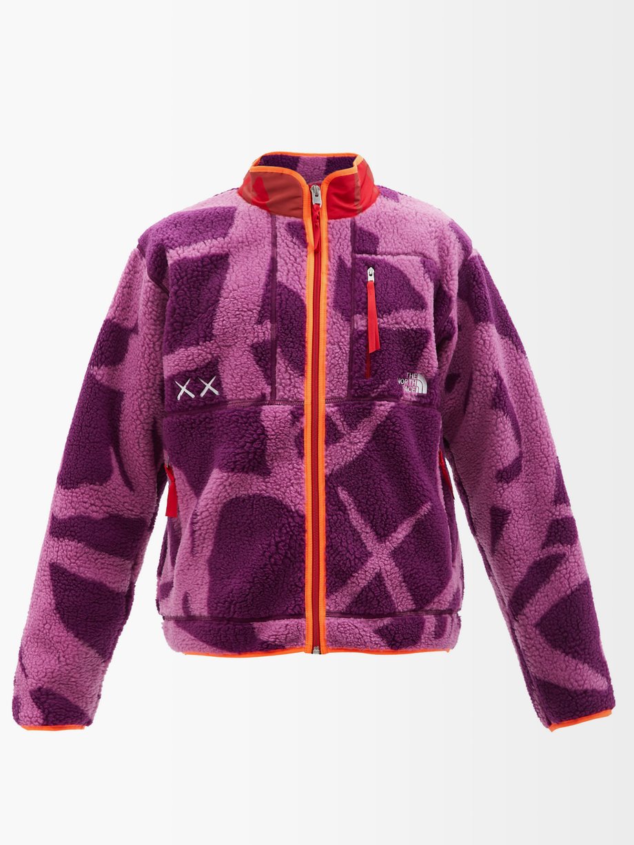X KAWS Freeride fleece jacket