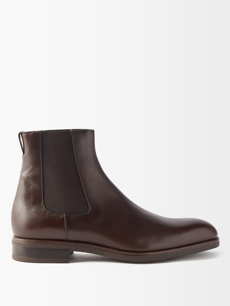 폴 스미스 Paul Smith Brown Canon leather Chelsea boots